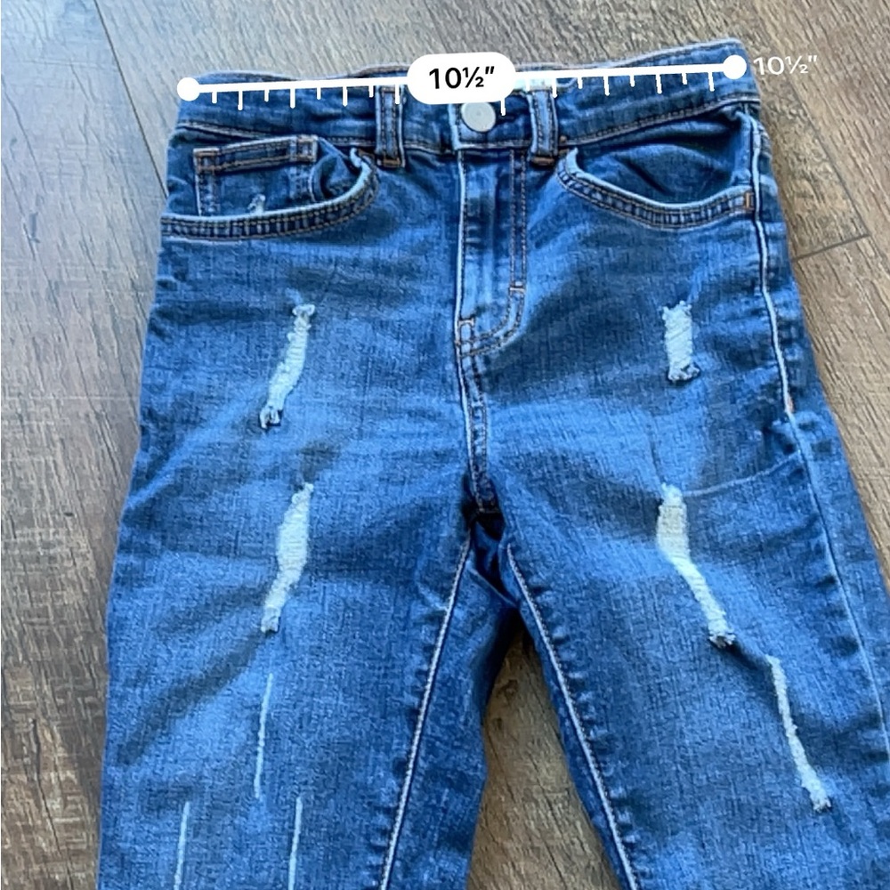 Levi's Distressed Blue Skinny Jeans - Picture 3 of 4